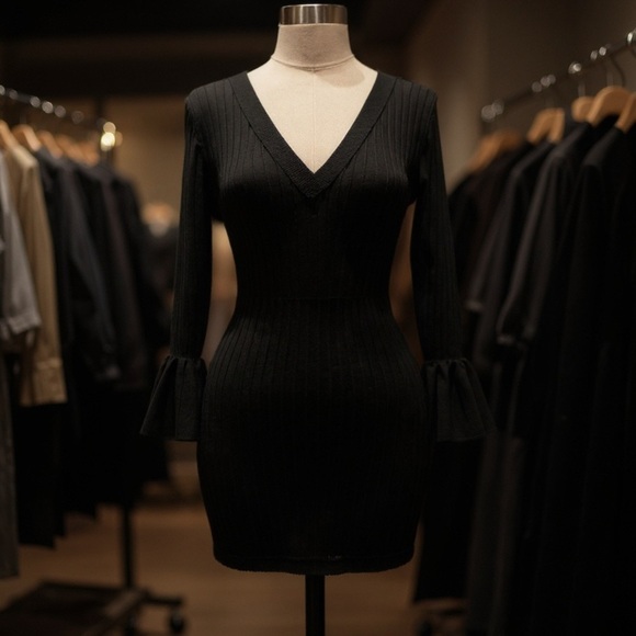 Women’s New York & Company Black Dress   - Picture 10 of 15